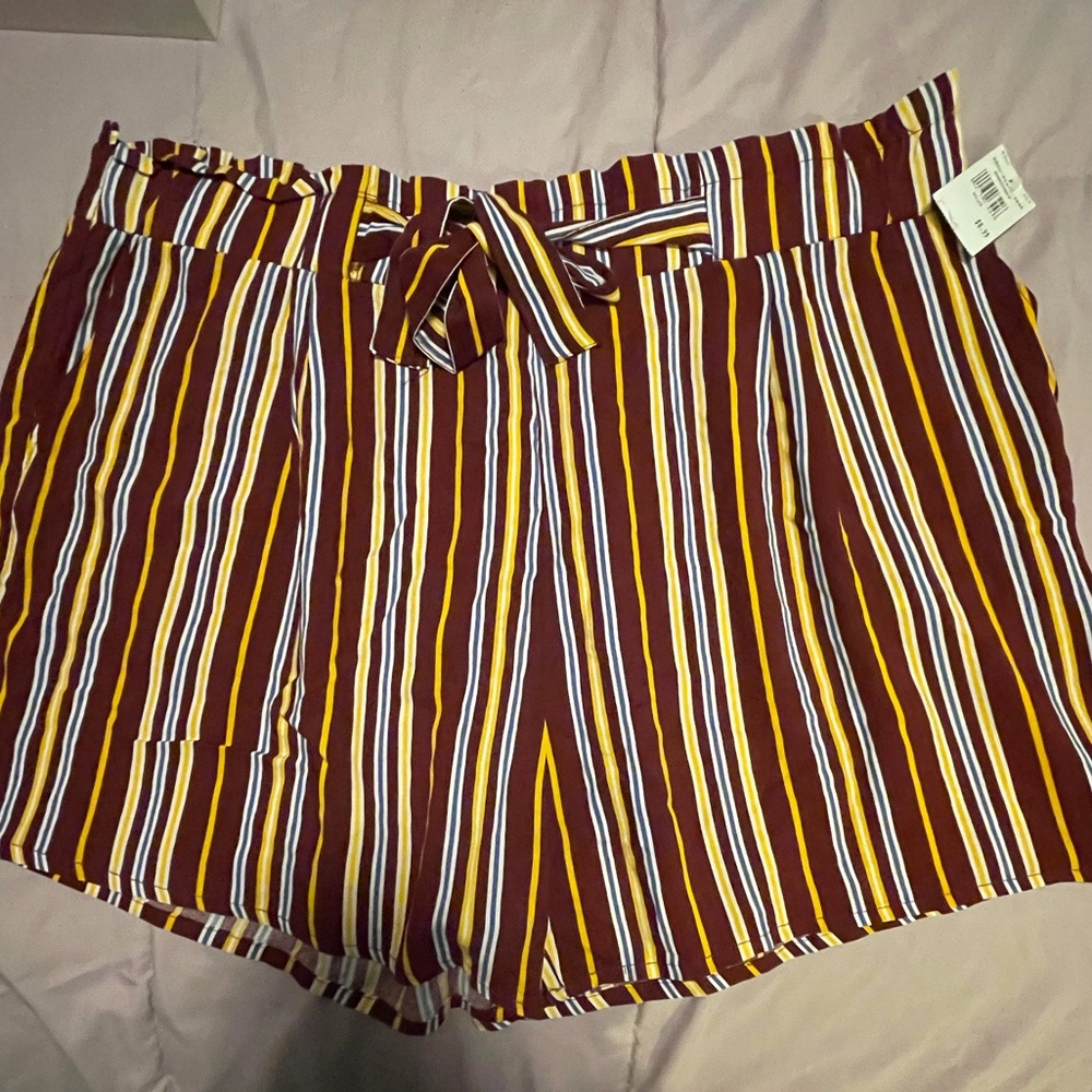 2 pairs Multicolor Striped Shorts